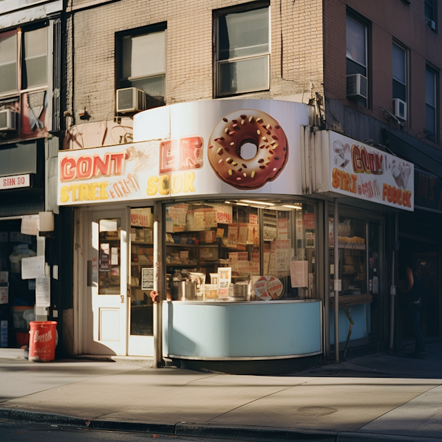 Sunrise Sprinkle Donut Corner