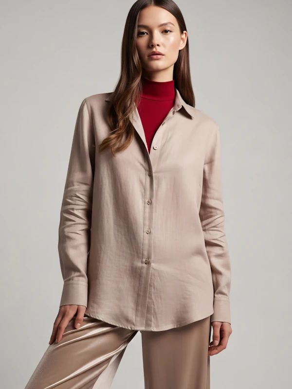 Elegant Satin Outfit