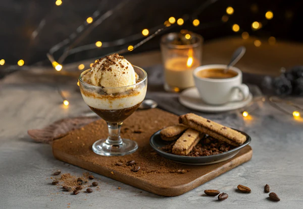 Cozy Affogato Scene