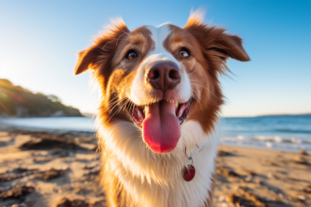 Sandy Sunshine, the Playful Australian Shepherd