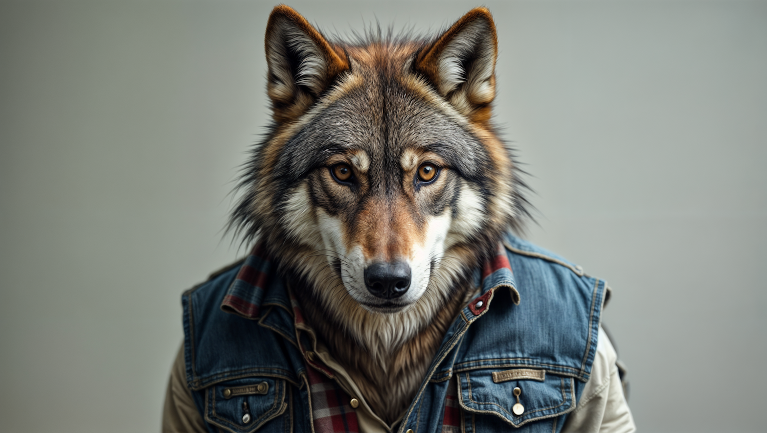 Anthropomorphic Wolf in Clothing