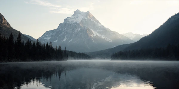 Majestic Mountain Scene