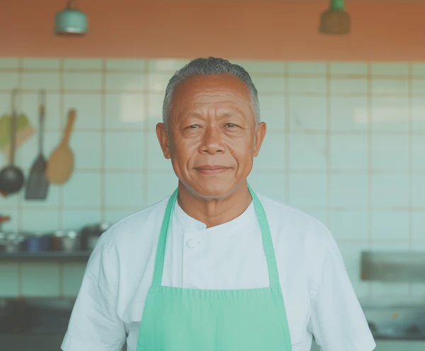 Chef in Kitchen