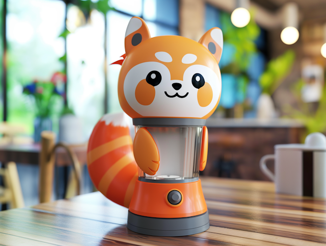 Anthropomorphic Red Panda Blender