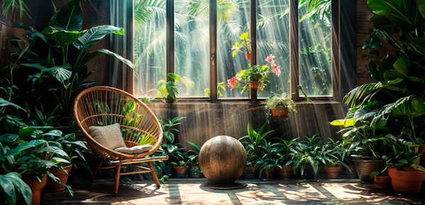 Tranquil Indoor Garden