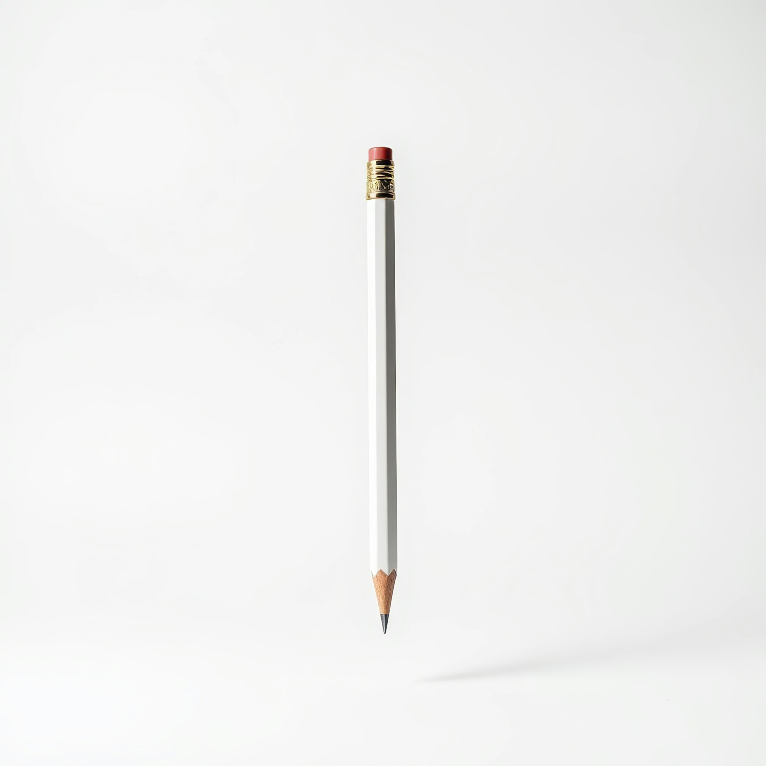 Minimalist White Pencil