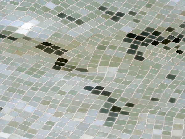 Green Mosaic Pattern