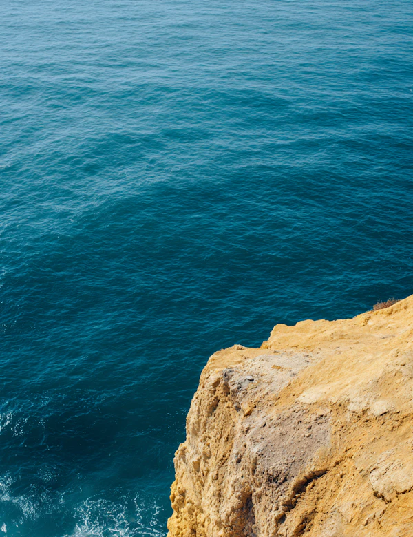 Cliff Overlooking Ocean