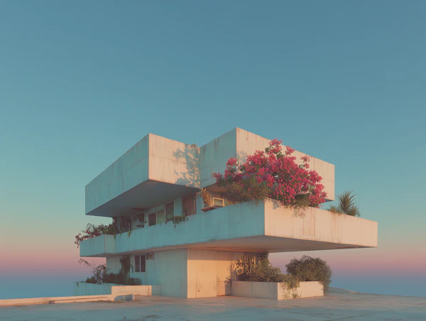 Modernist Floral Retreat