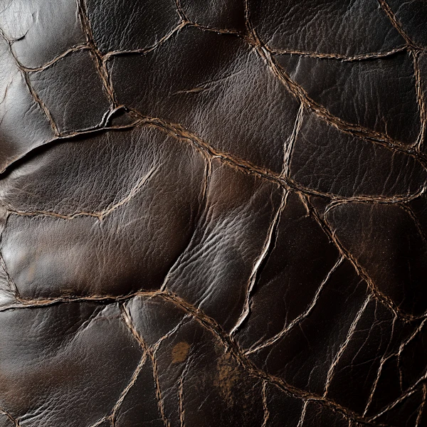 Textured Leather Close-Up