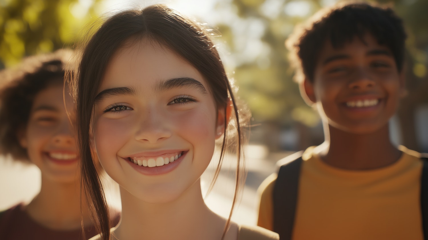 Joyful Children in Sunlight