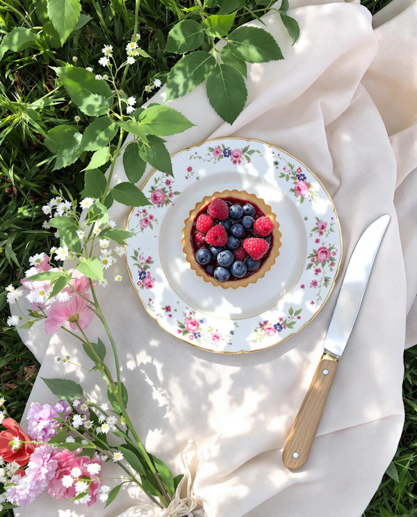 Berry Tart Outdoor Scene