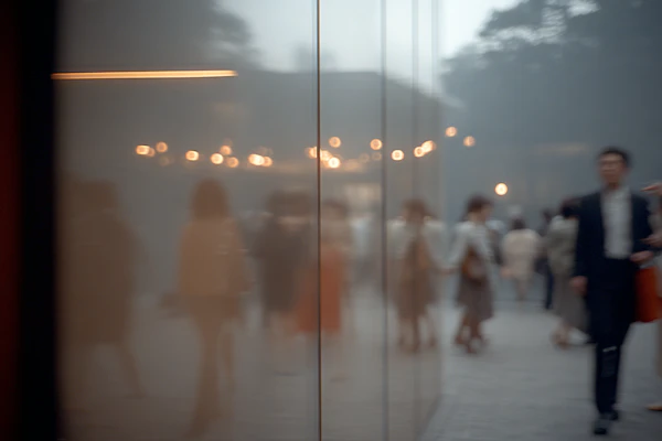 Reflective Gathering Scene