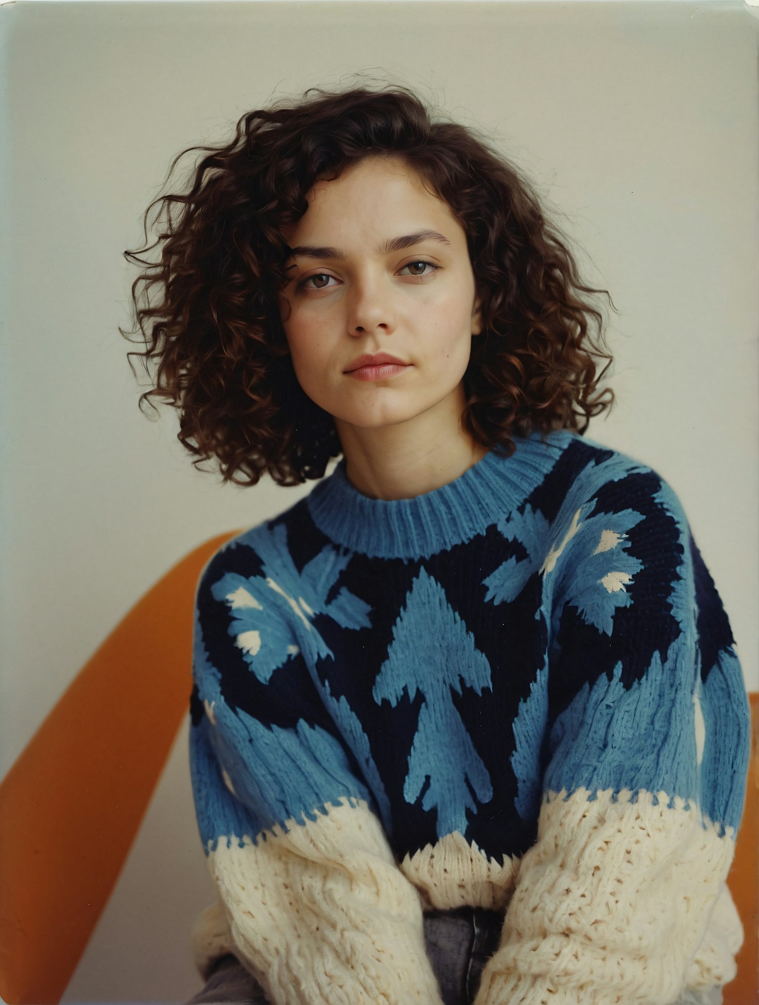 Portrait of Person in Patterned Sweater