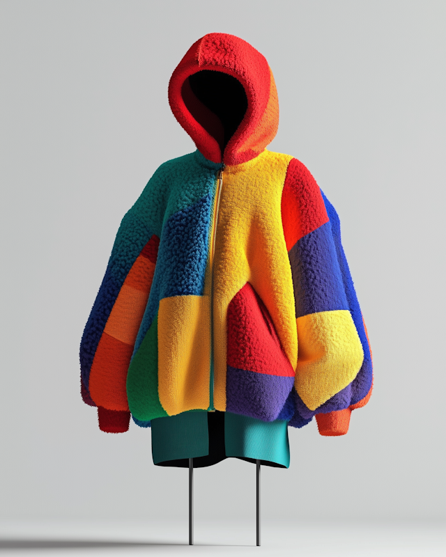 Colorful Patchwork Hoodie