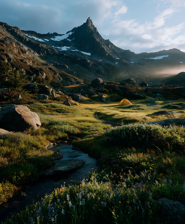 Serene Mountain Landscape