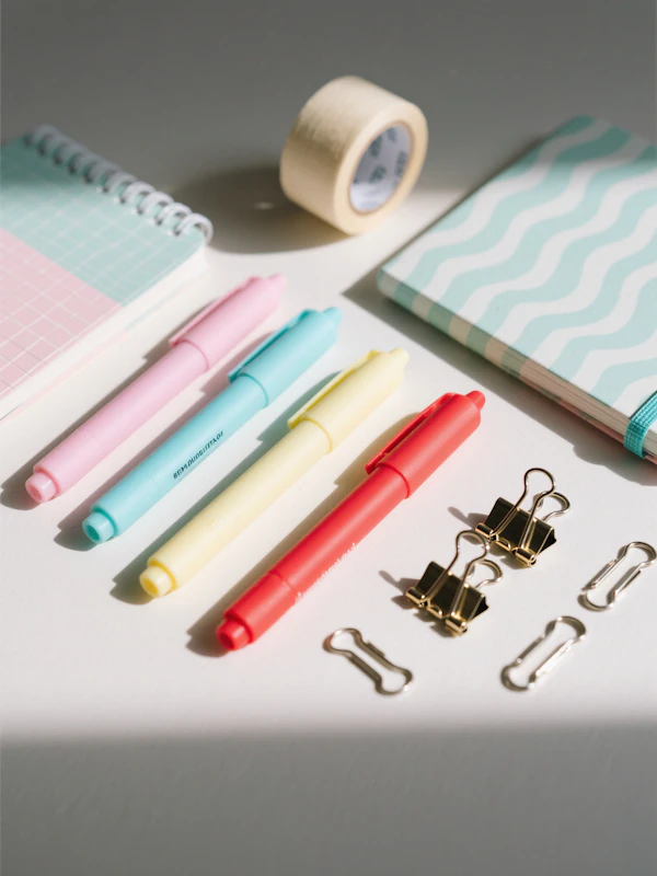 Stationery Flat Lay