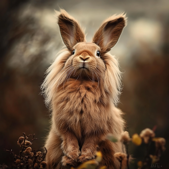 Majestic Fluffy Rabbit