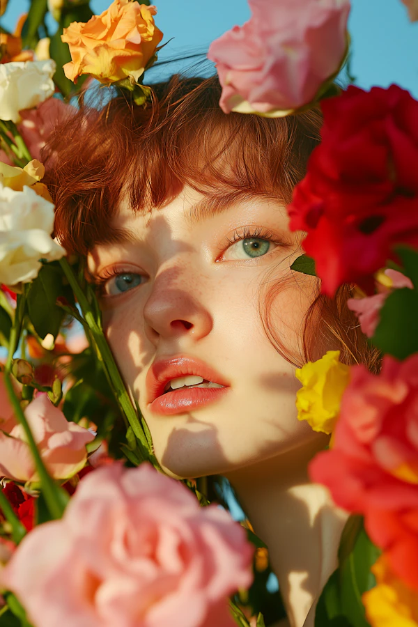 Flower Portrait Glow
