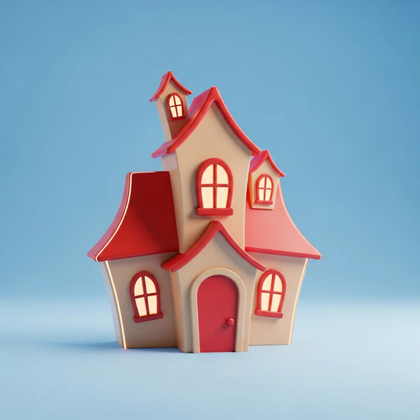 Whimsical Cartoon House