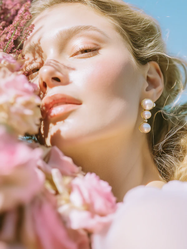 Dreamy Portrait of Woman