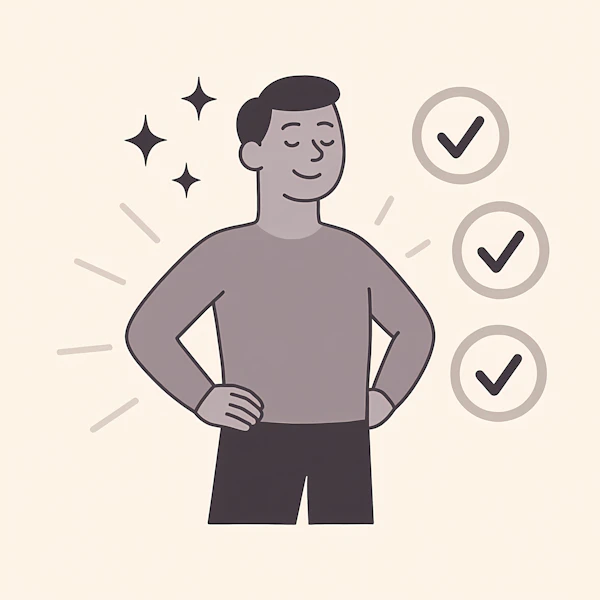 Confident Man Illustration