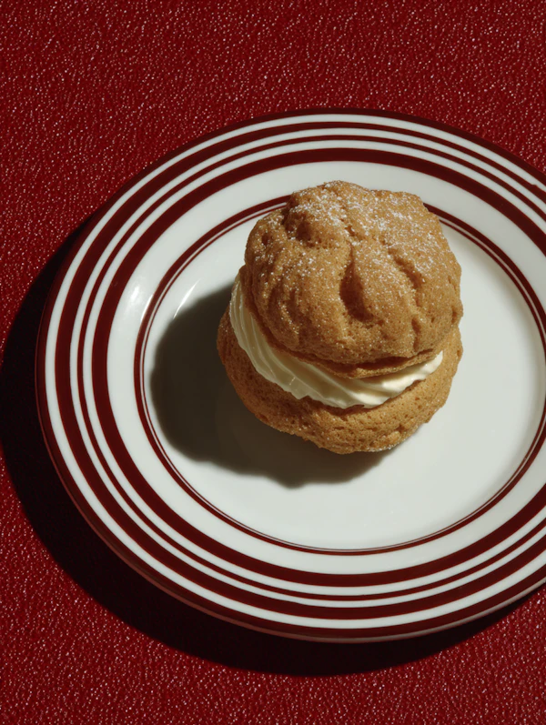 Elegant Cream Puff
