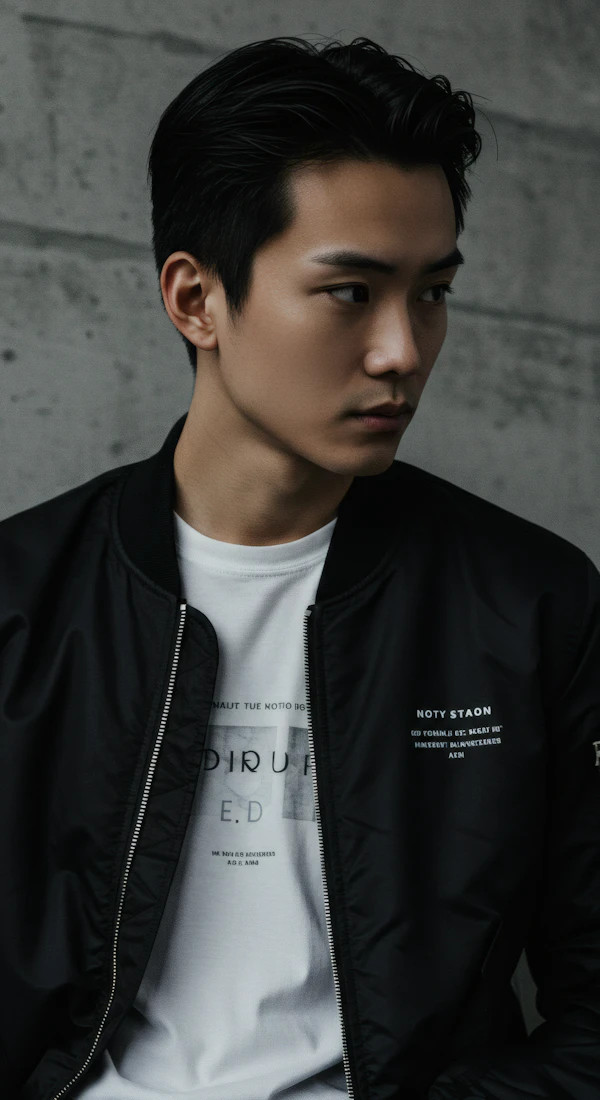 Contemplative Young Man