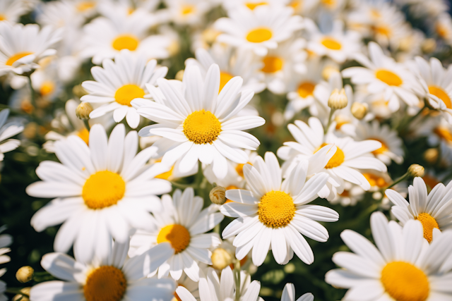 Luminous Daisy Meadow