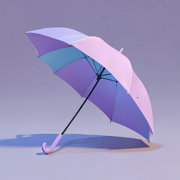 Pastel Gradient Umbrella