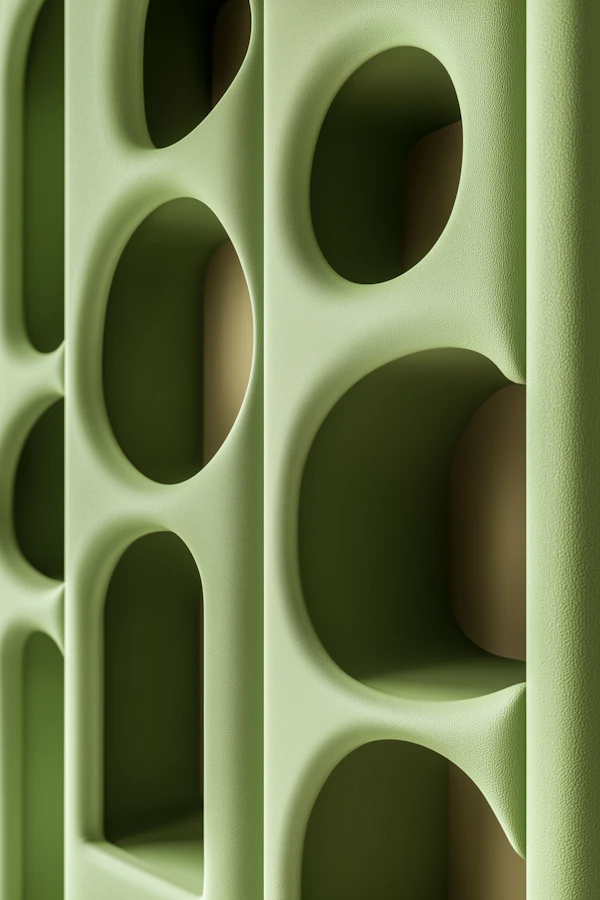 Textured Green Surface