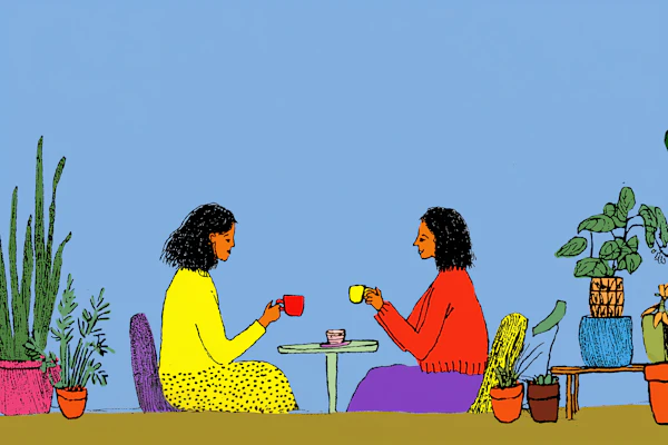 Coffee Chat Outdoors