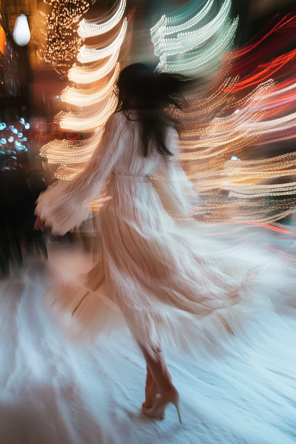 Dynamic Woman in Motion