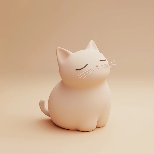 Minimalist Cat Design