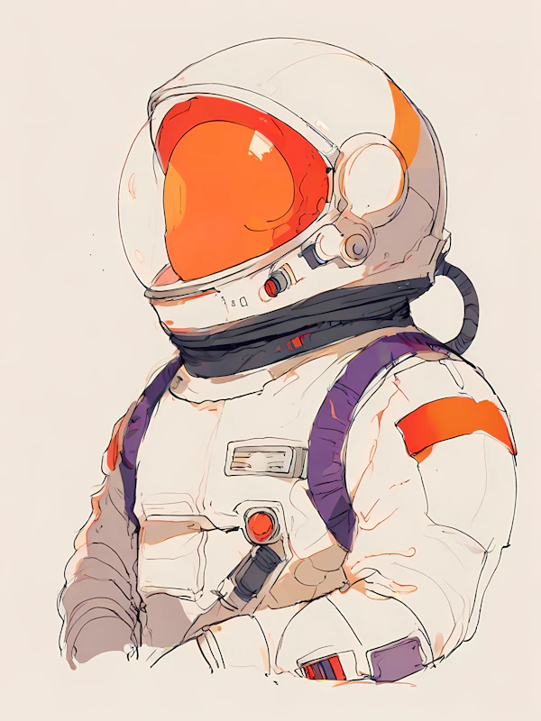 Astronaut in Space Suit