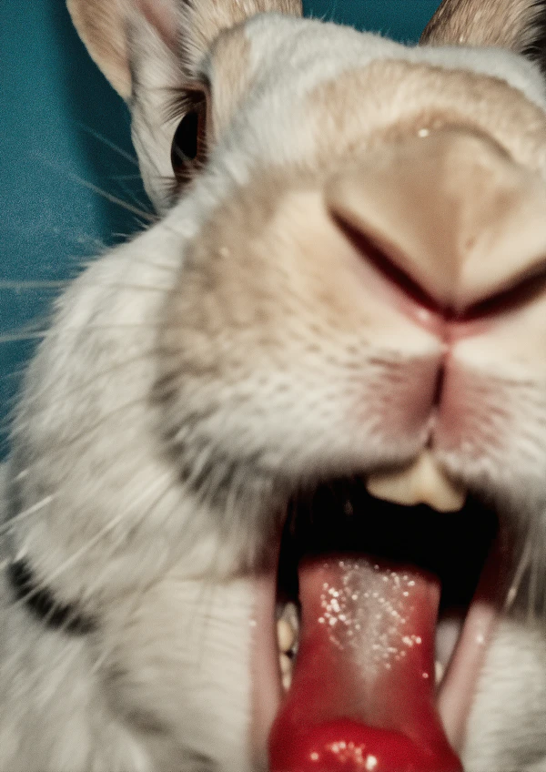 Close-Up Rabbit Face
