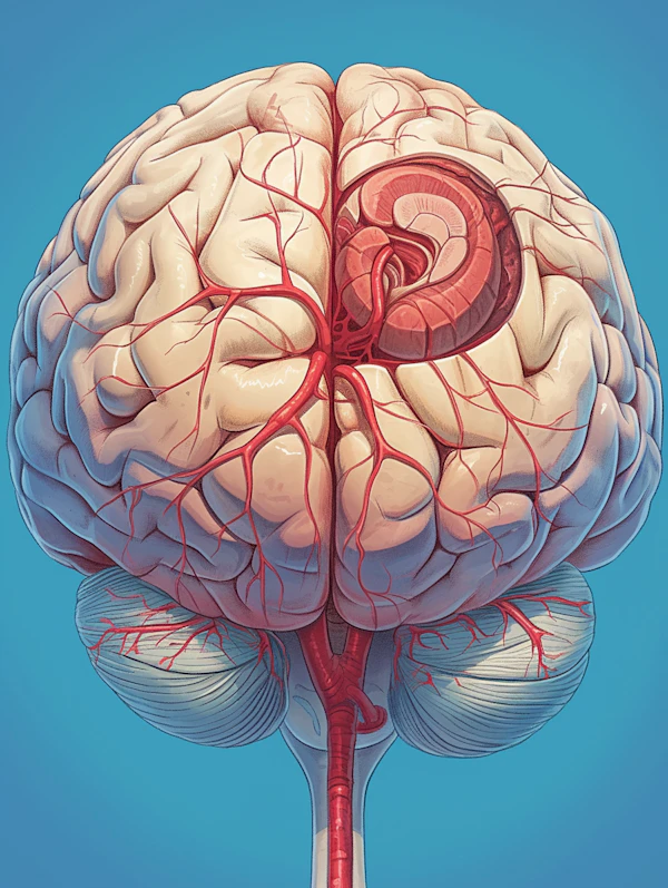 Detailed Brain Illustration