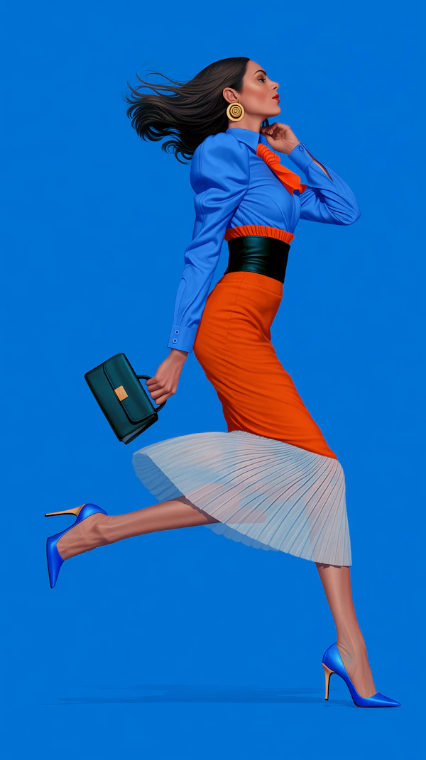 Dynamic Fashion Pose