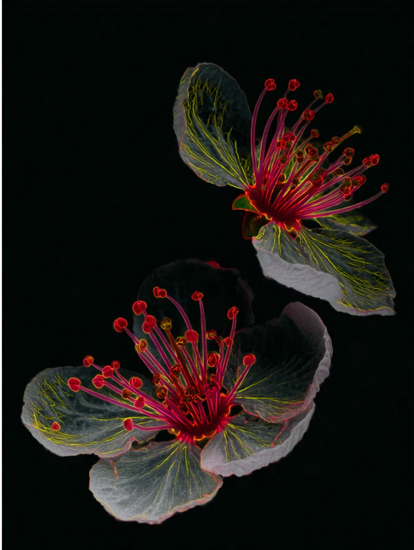 Ethereal Glowing Flowers