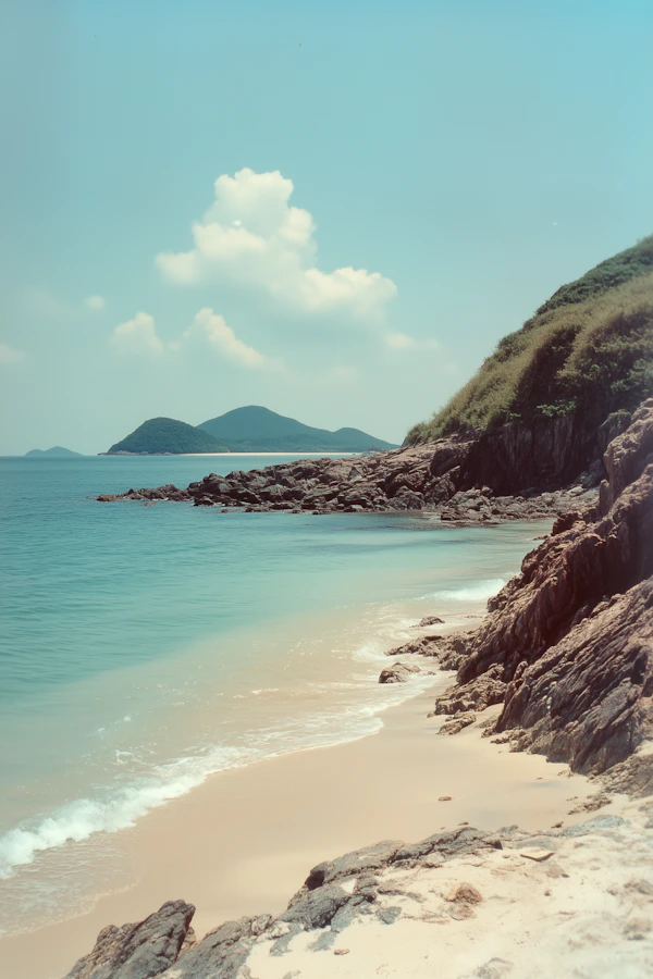 Serene Coastal Scene