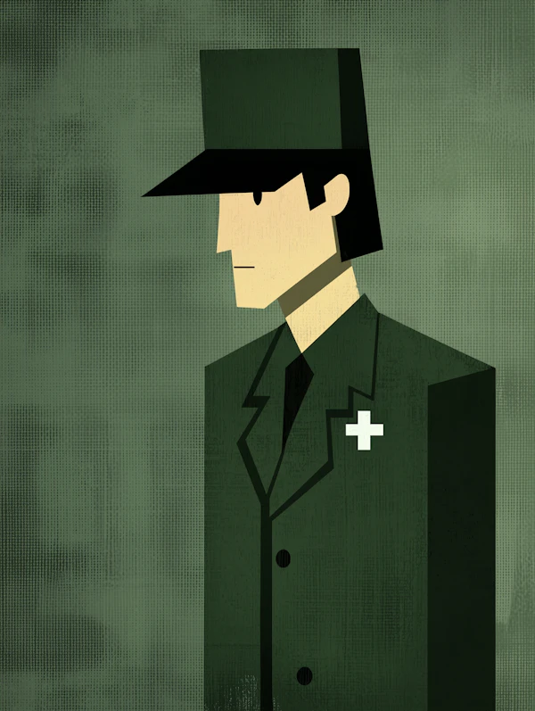 Stylized Profile Illustration