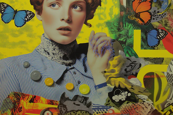 Artistic Woman Collage