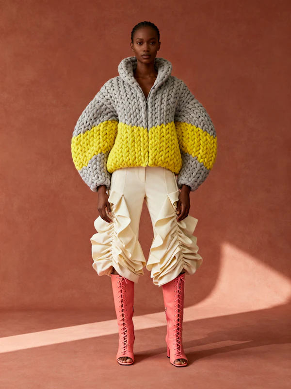 Avant-Garde Fashion Pose