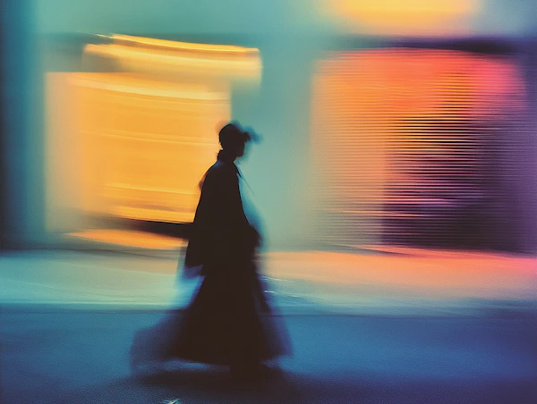 Blurred Urban Silhouette