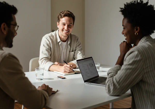 Team Discussion Scene