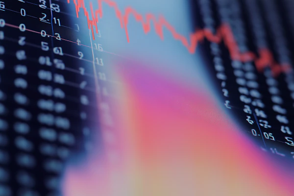 Digital Financial Chart