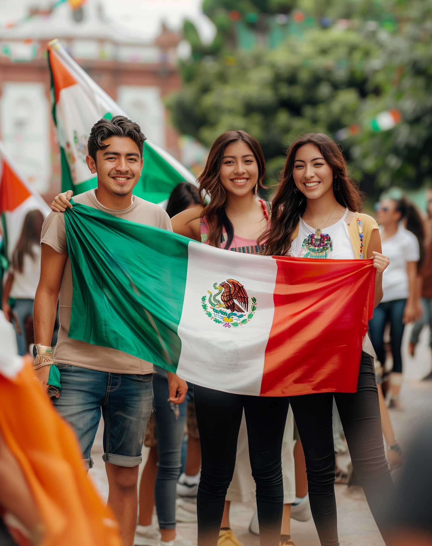 Celebrating National Pride with Mexican Flag