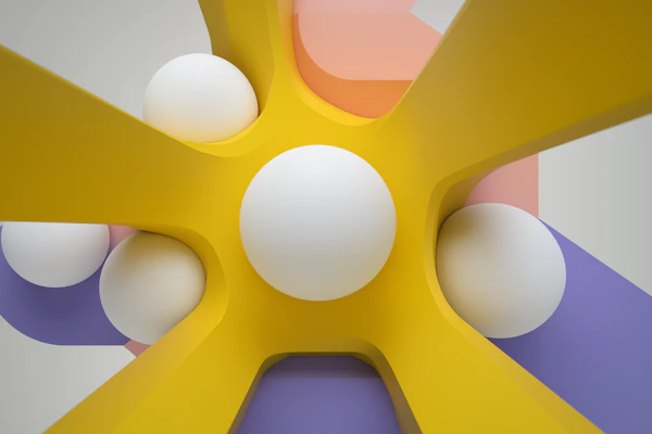 Abstract Yellow Harmony