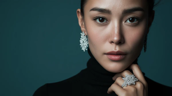 Elegant Portrait Close-Up