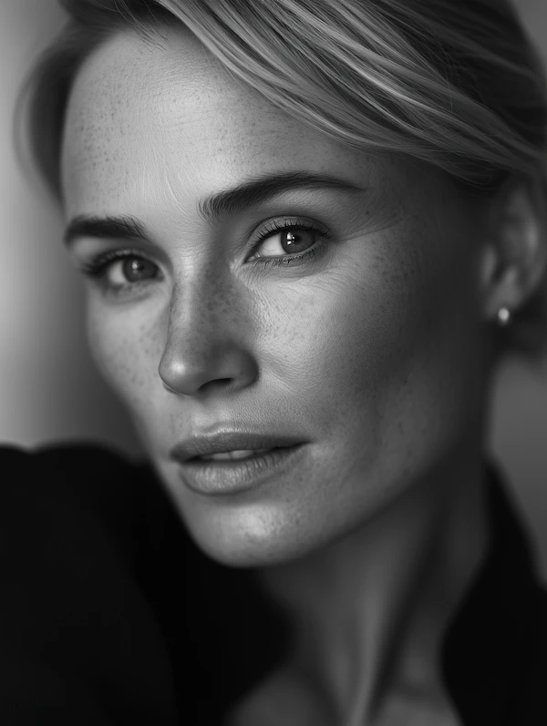 Black-and-White Portrait